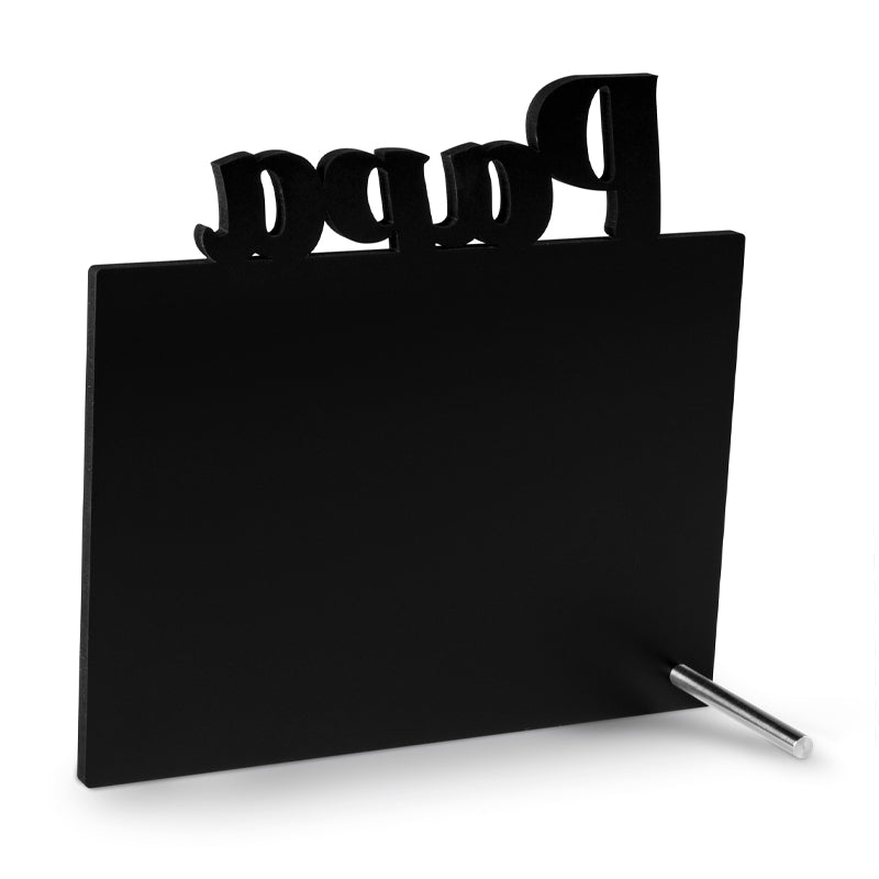 Fotoaufsteller mit Schriftzug Papa - Drucksaal