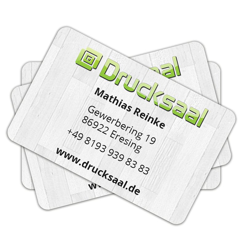 Fotokarte, Visitenkarte Aluminium - Drucksaal