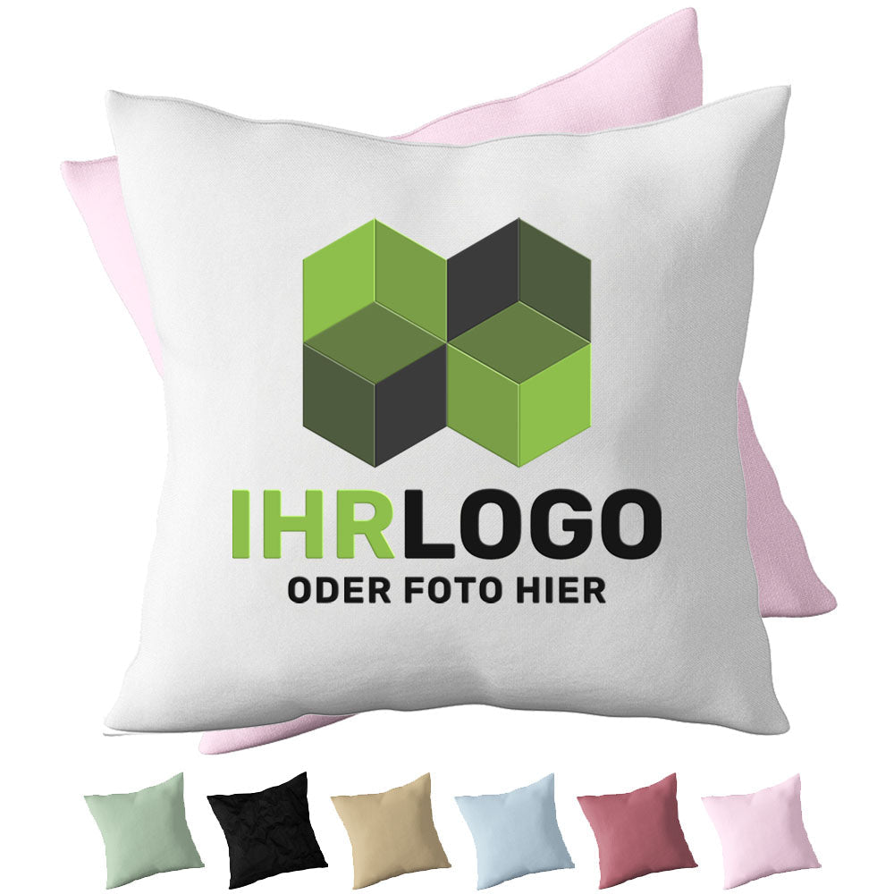 Fotokissen 40x 40 cm Rückseite versch. Farben - Drucksaal