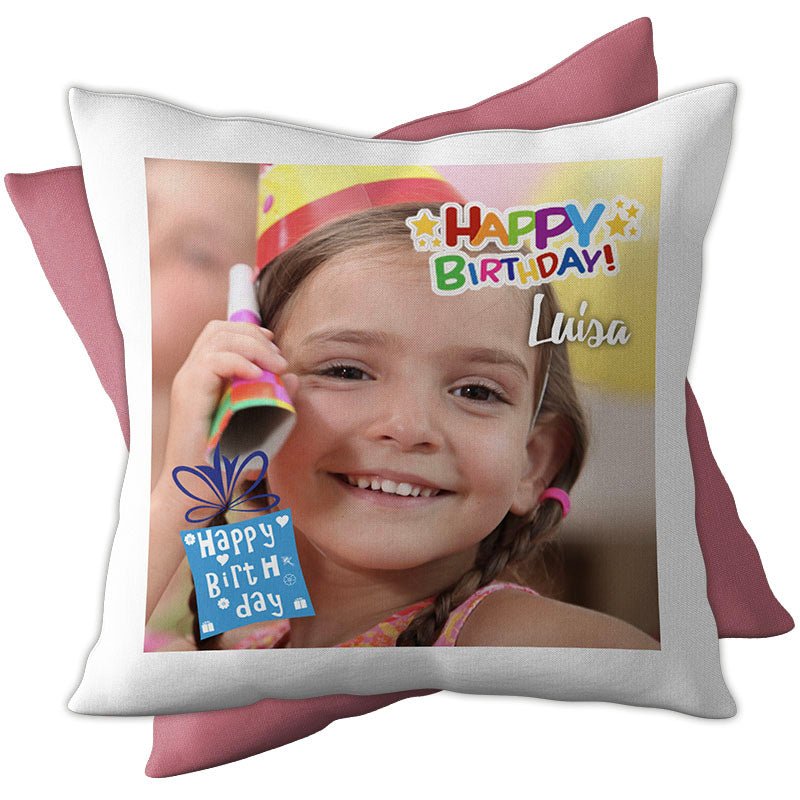 Fotokissen 40x 40 cm Rückseite versch. Farben - Drucksaal