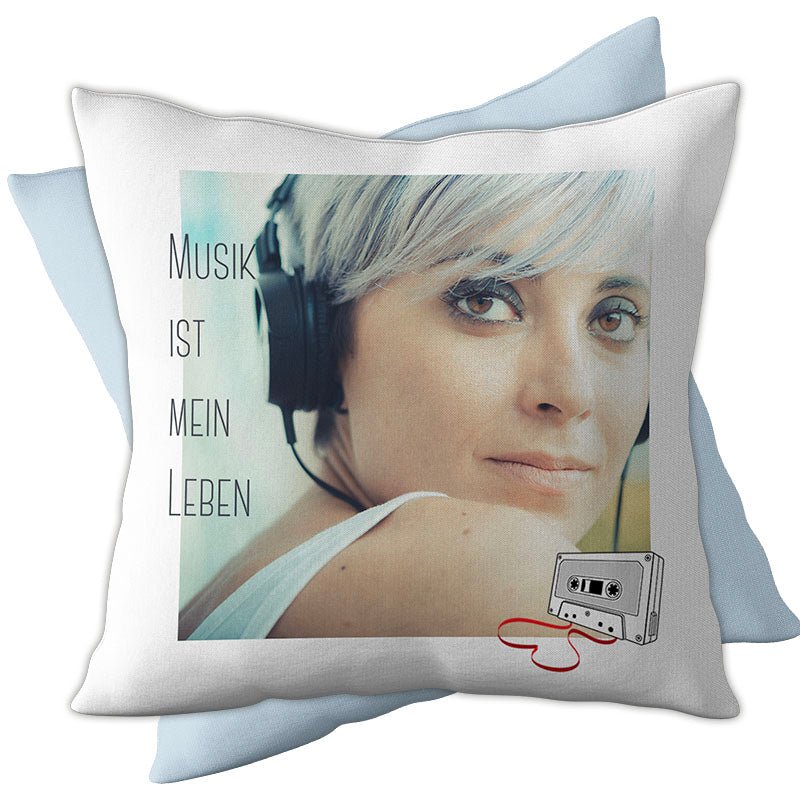 Fotokissen 40x 40 cm Rückseite versch. Farben - Drucksaal