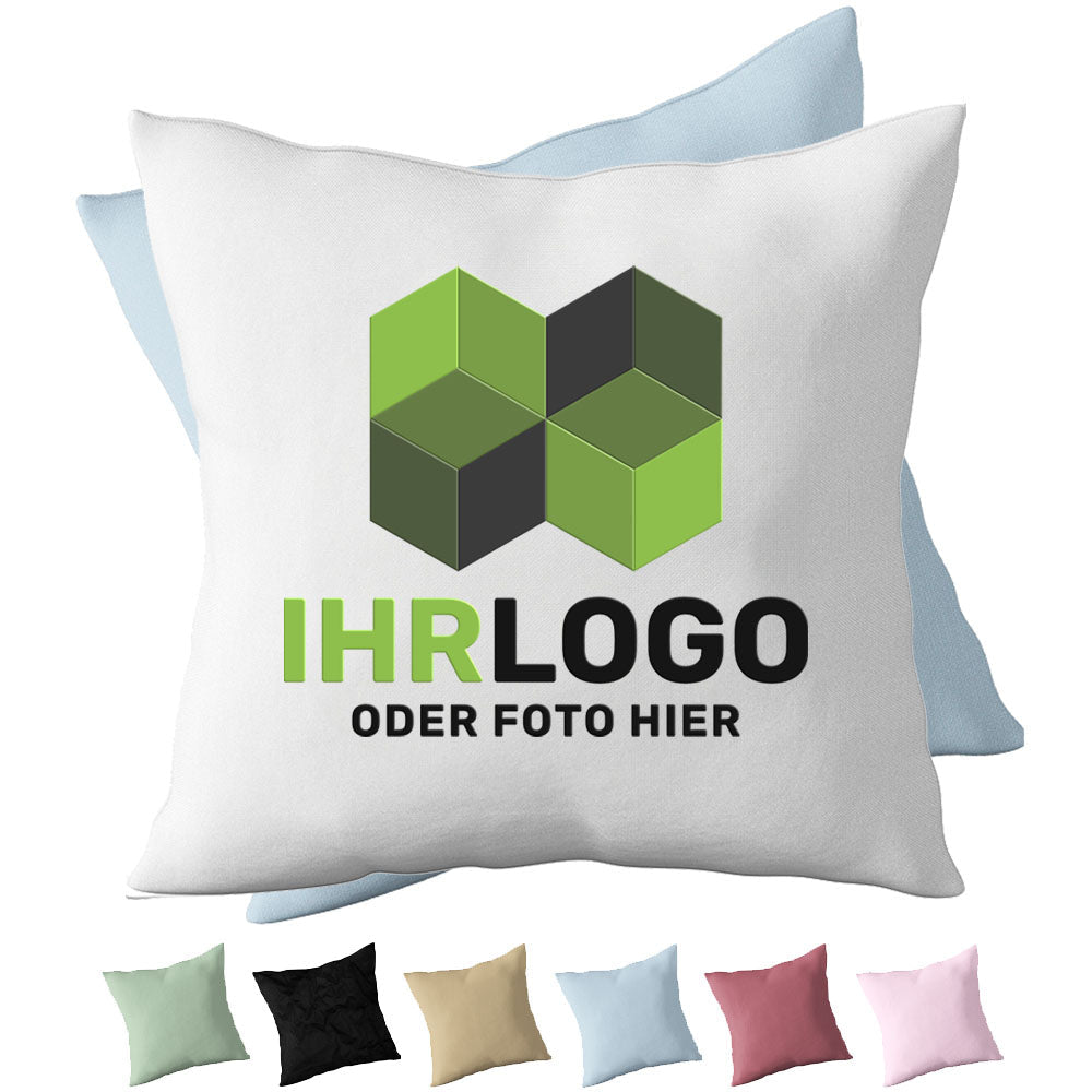 Fotokissen 40x 40 cm Rückseite versch. Farben - Drucksaal