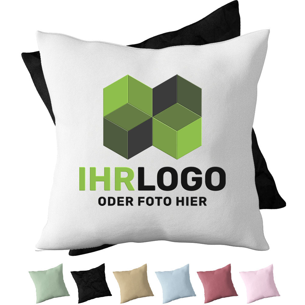 Fotokissen 40x 40 cm Rückseite versch. Farben - Drucksaal