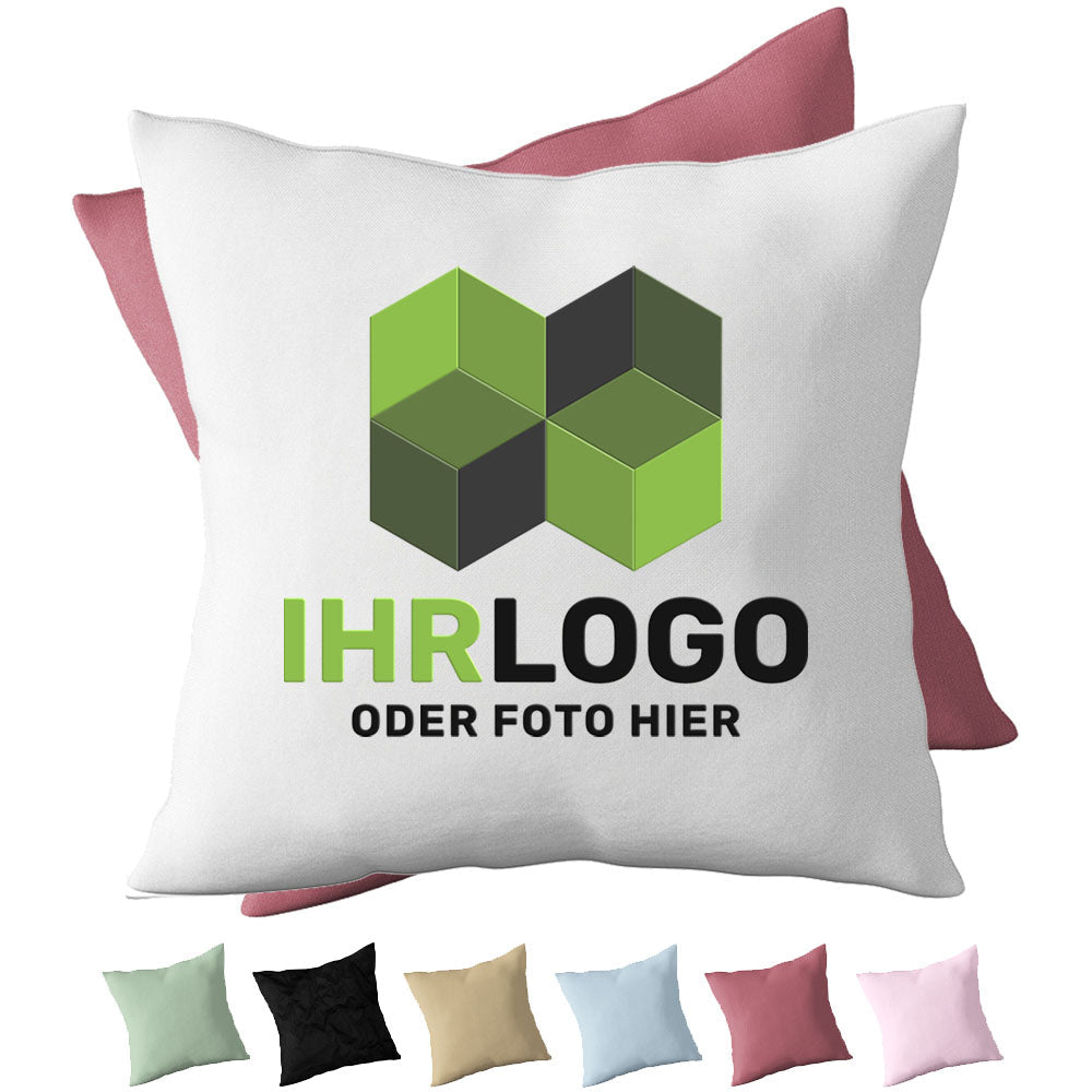 Fotokissen 40x 40 cm Rückseite versch. Farben - Drucksaal