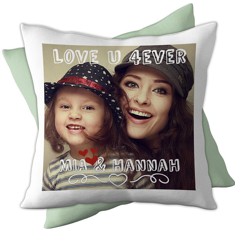 Fotokissen 40x 40 cm Rückseite versch. Farben - Drucksaal