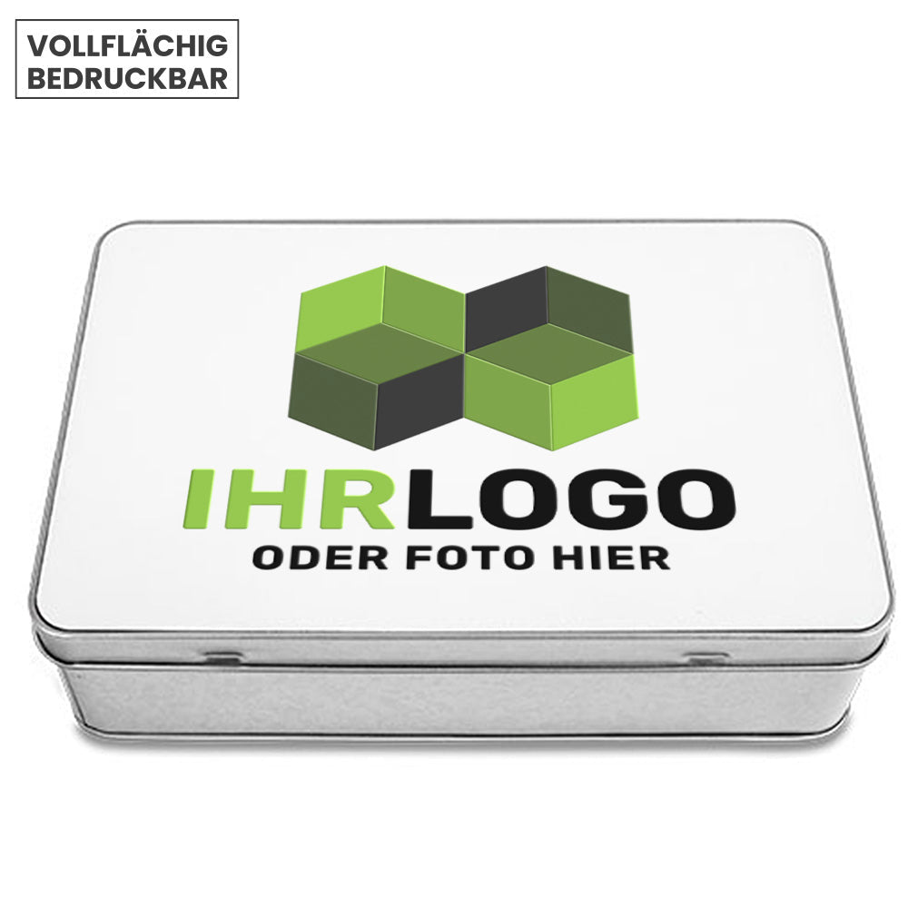 Geschenkdose aus Blech Rechteck - Drucksaal