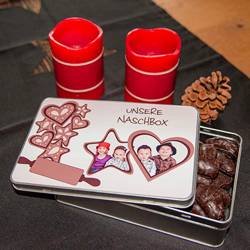 Geschenkdose aus Blech Rechteck - Drucksaal