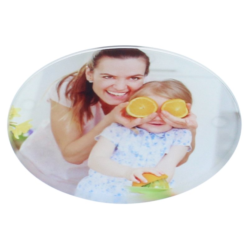 Glas - Untersetzer rund 10 x 10 cm - Drucksaal