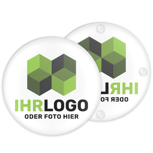 Glas - Untersetzer rund 10 x 10 cm - Drucksaal