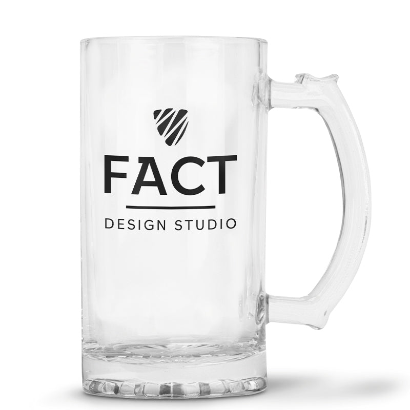 Glaskrug 0,47 ltr in klar/ transparent - Drucksaal