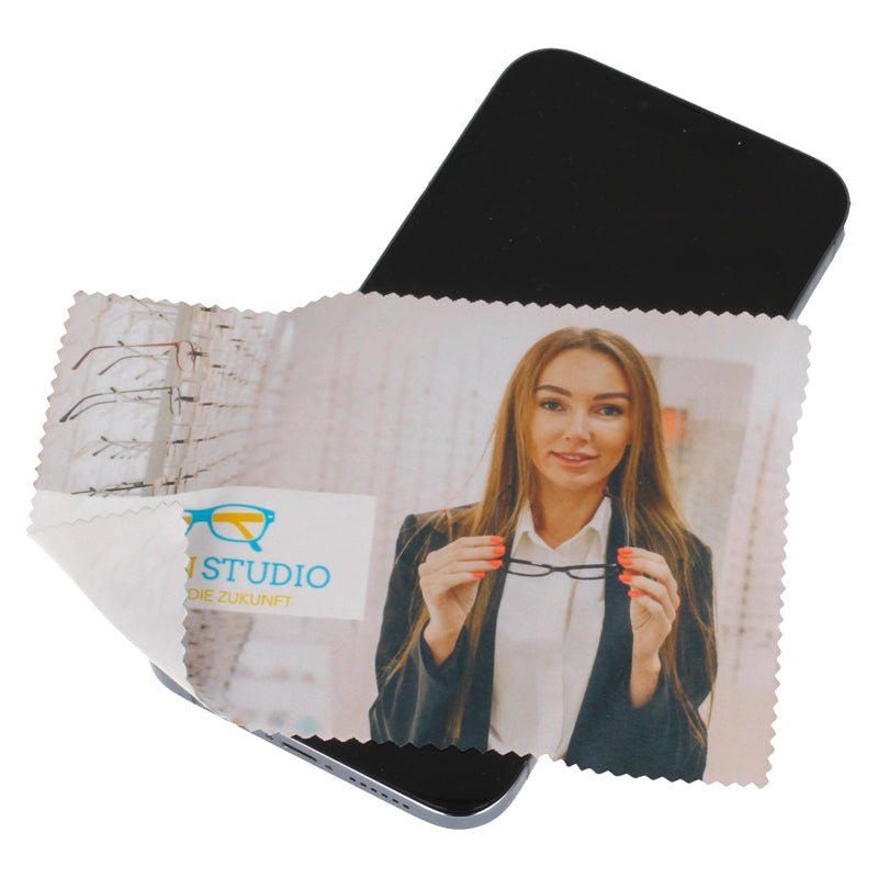 Glasreinigungstuch/ Brillen - Display - Tuch - Drucksaal