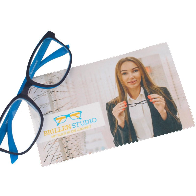 Glasreinigungstuch/ Brillen - Display - Tuch - Drucksaal