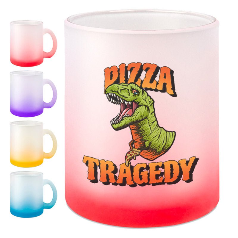 Glastasse mit Farbverlauf, versch. Farben - Drucksaal