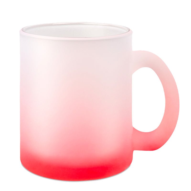 Glastasse mit Farbverlauf, versch. Farben - Drucksaal