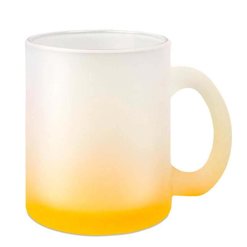 Glastasse mit Farbverlauf, versch. Farben - Drucksaal