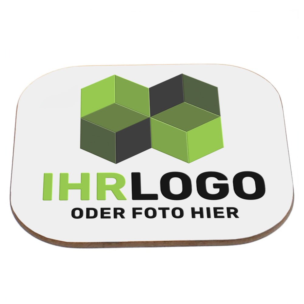 Hartfaser Untersetzer 10x10 - Drucksaal