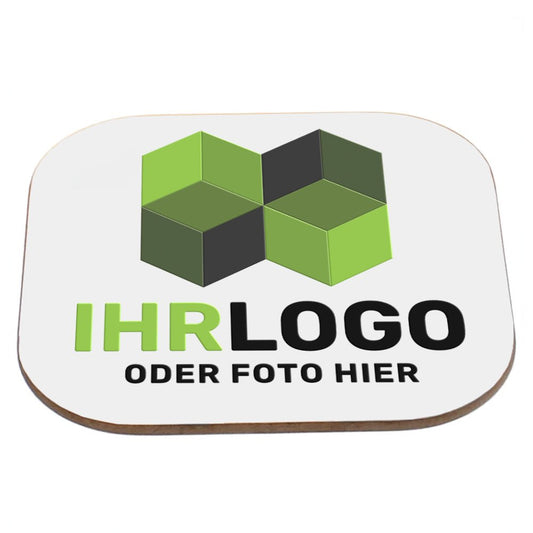 Hartfaser Untersetzer 10x10 - Drucksaal