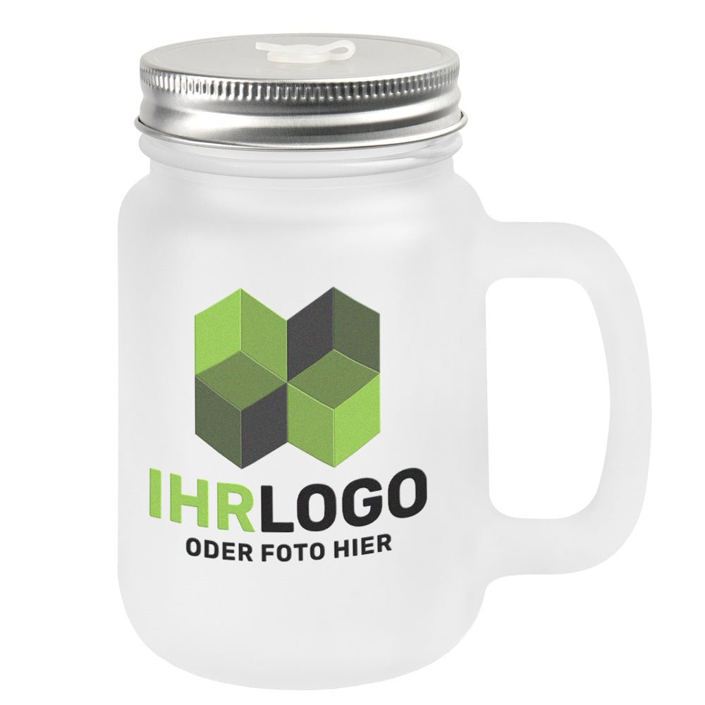 Henkelglas Mason Jar (Einmachglas) - Drucksaal