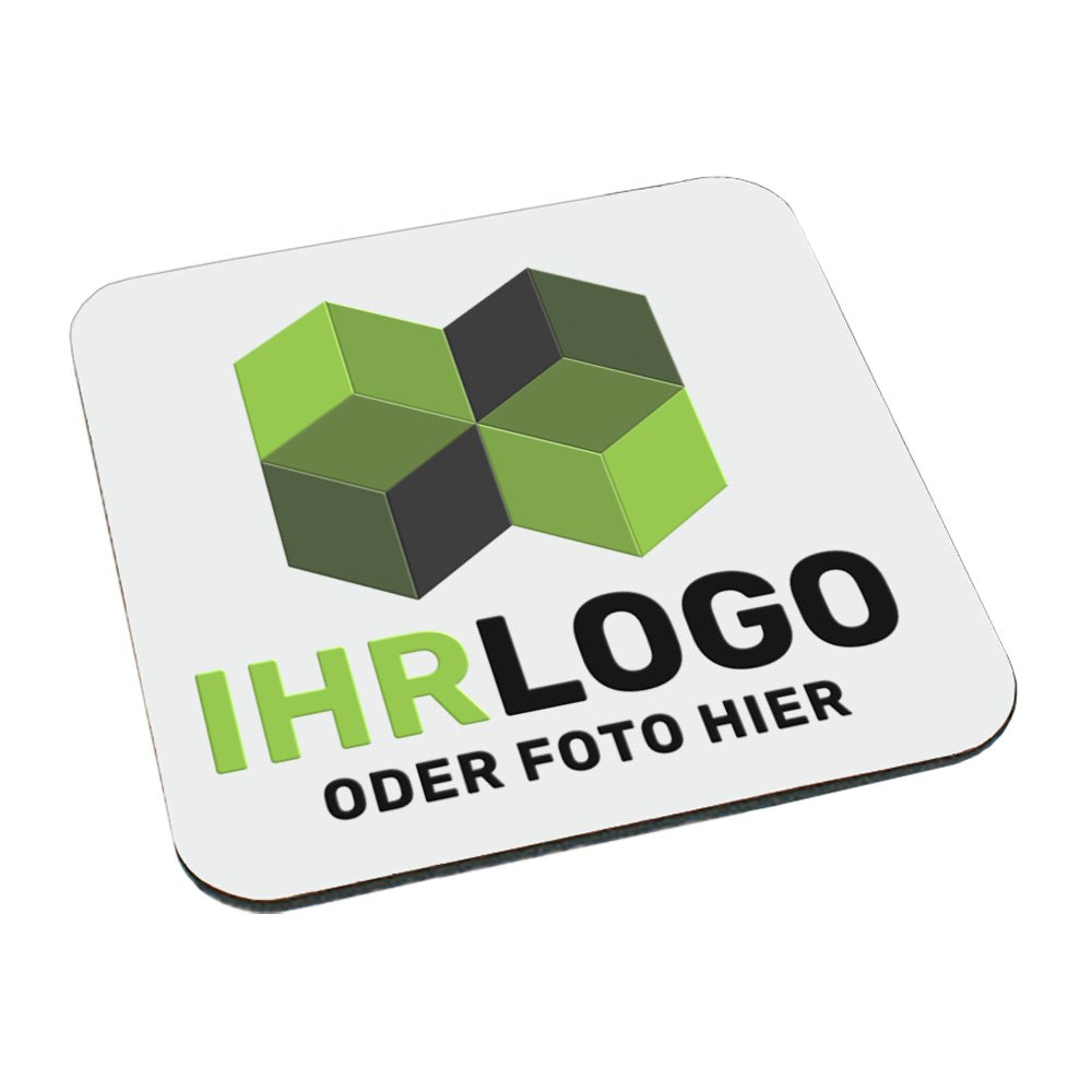 Hochglanz Untersetzer 9.5 x 9.5 cm - Drucksaal