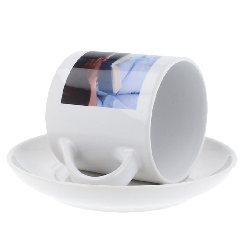 Kaffeetasse mit Unterteller - Drucksaal