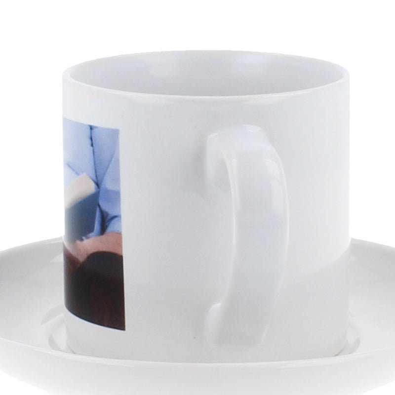 Kaffeetasse mit Unterteller - Drucksaal
