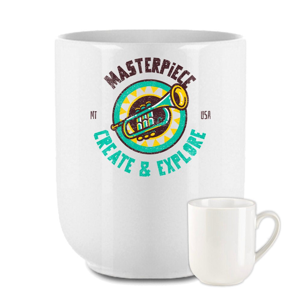 Keramiktasse Elite in weiß - Drucksaal