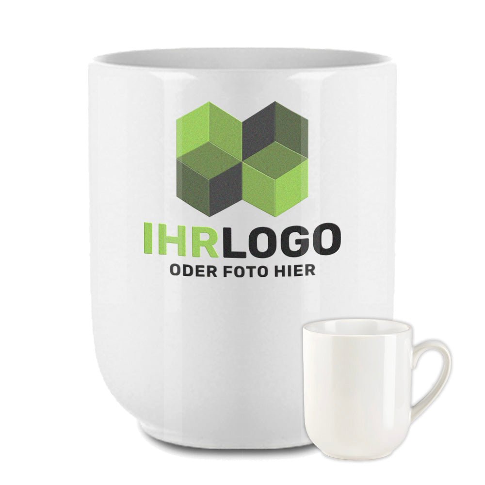 Keramiktasse Elite in weiß - Drucksaal