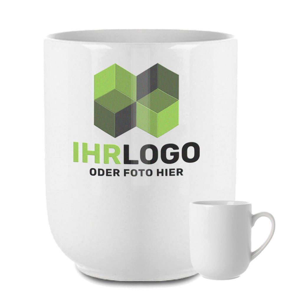 Keramiktasse Elite in weiß - Drucksaal