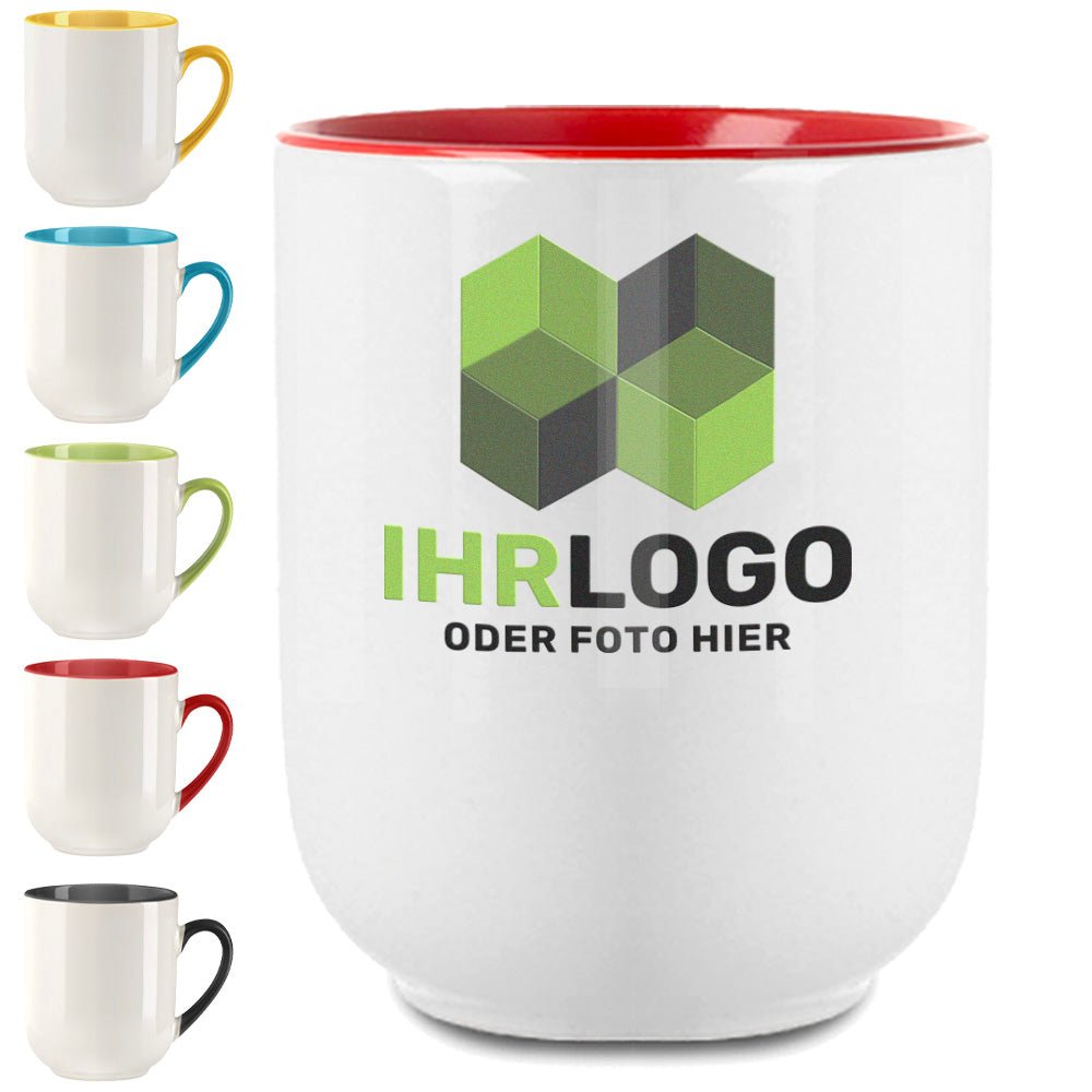Keramiktasse Elite, versch. Farben - Drucksaal