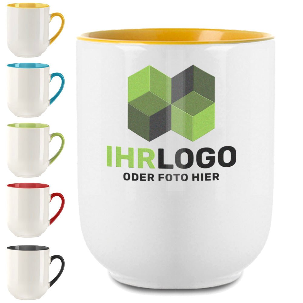 Keramiktasse Elite, versch. Farben - Drucksaal