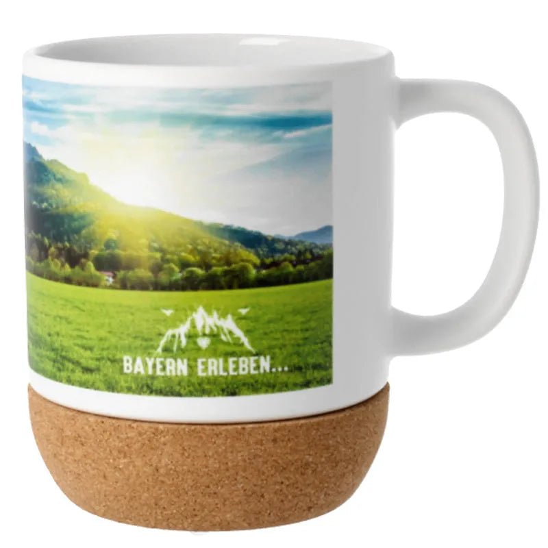 Keramiktasse Porto abnehmbarem Korksockel - Drucksaal