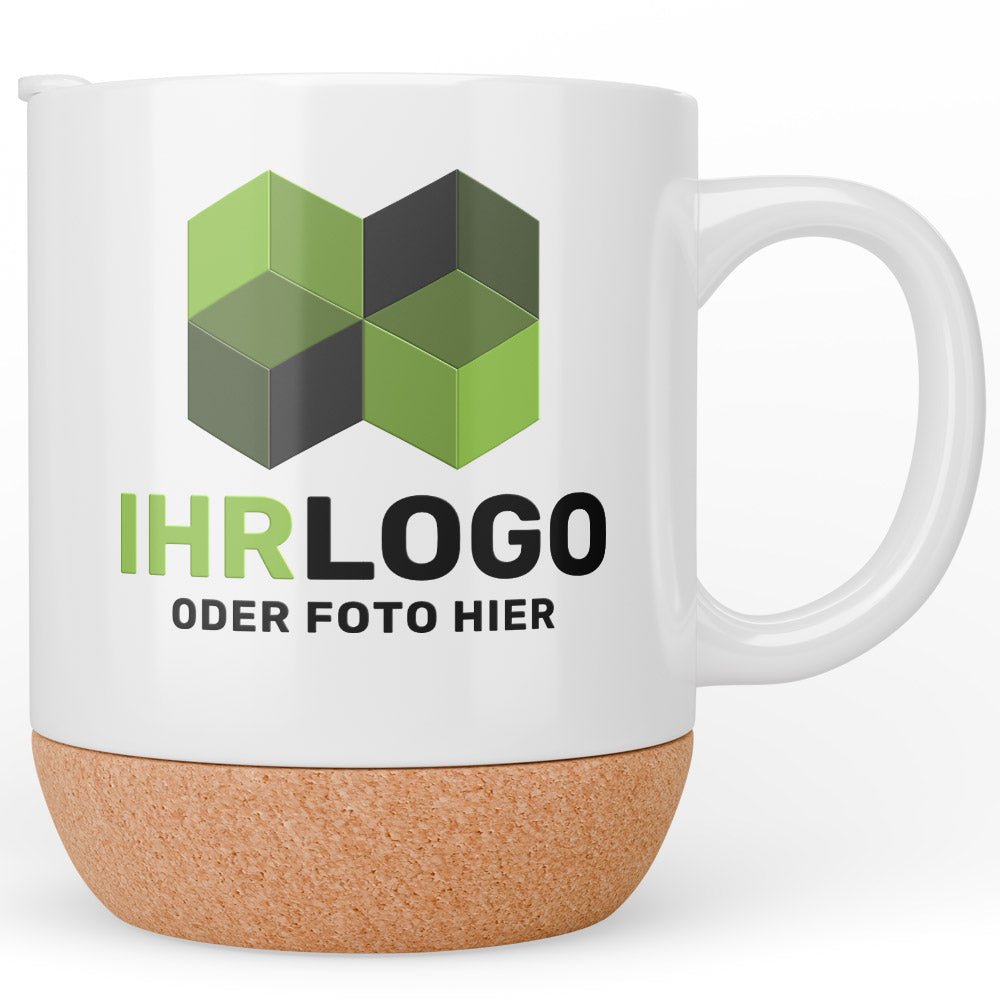 Keramiktasse Porto abnehmbarem Korksockel - Drucksaal