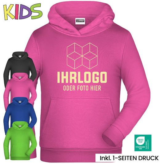 Kinder Promo Hoody Klassisches Kapuzensweat für Kinder 280 g/m² - Drucksaal