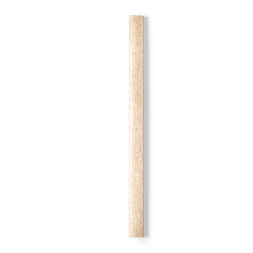 Klassischer Zimmermannsbleistift aus Naturholz, rechteckige Form - Drucksaal