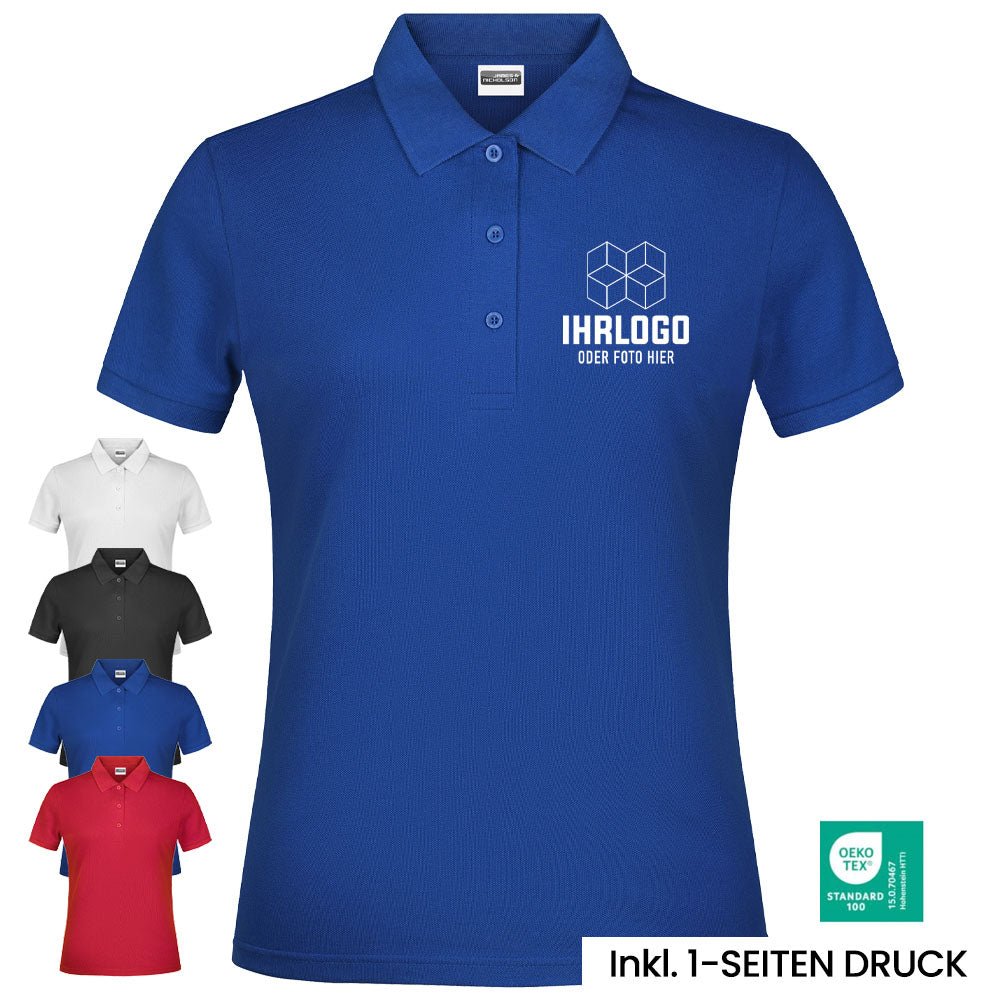 Klassisches Poloshirt, 3 Knöpfe - Promo Polo Lady 180 g/m² - Drucksaal