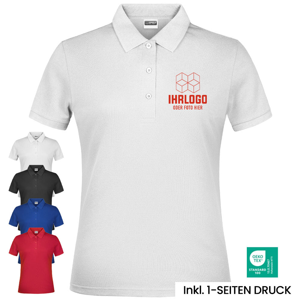 Klassisches Poloshirt, 3 Knöpfe - Promo Polo Lady 180 g/m² - Drucksaal