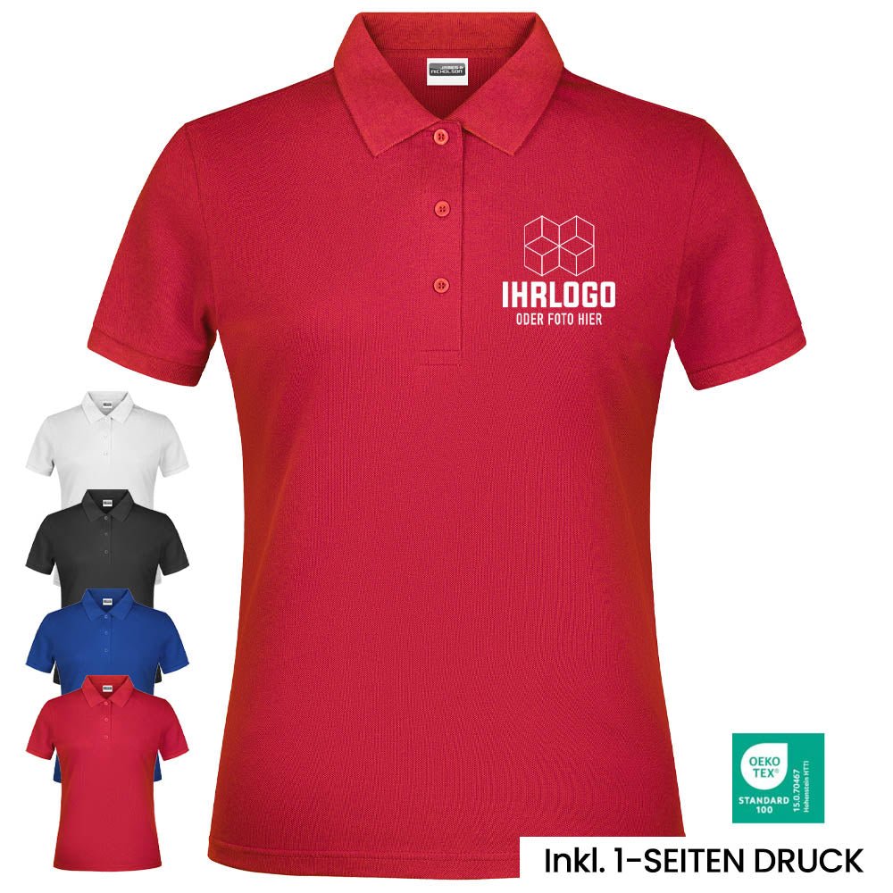 Klassisches Poloshirt, 3 Knöpfe - Promo Polo Lady 180 g/m² - Drucksaal