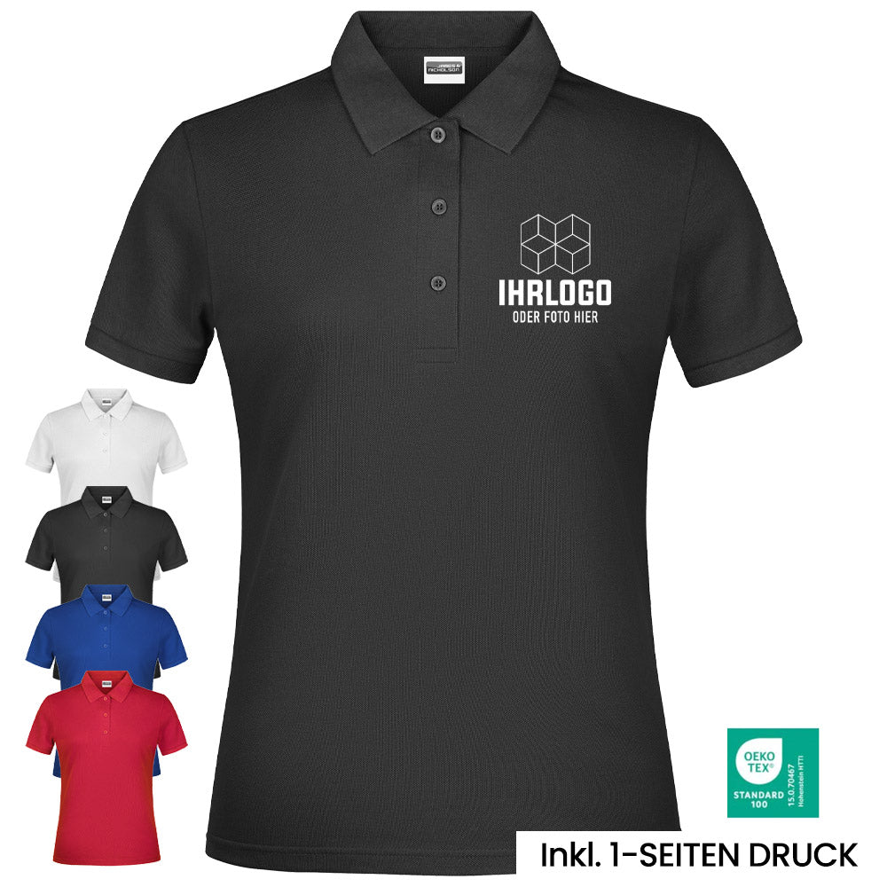 Klassisches Poloshirt, 3 Knöpfe - Promo Polo Lady 180 g/m² - Drucksaal