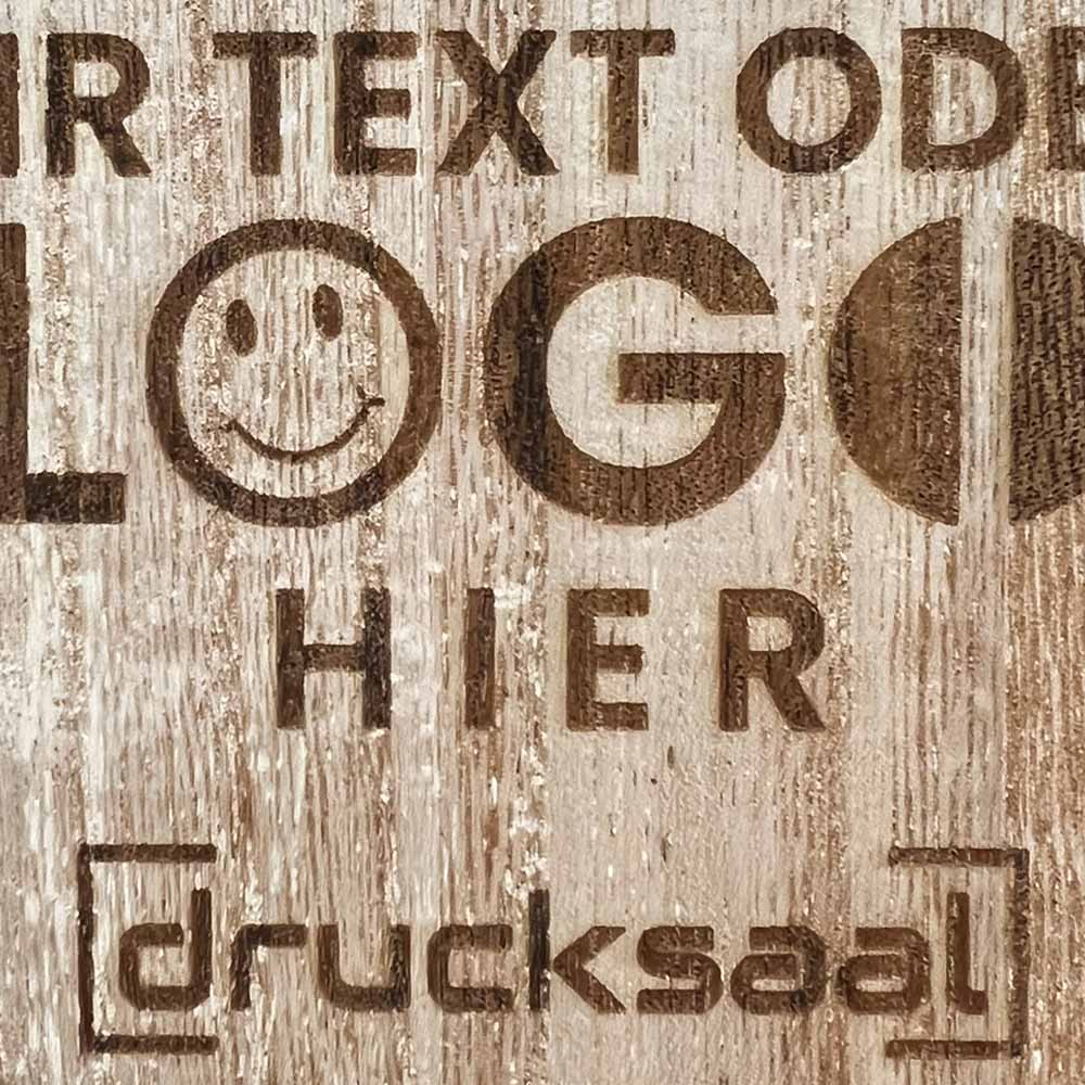 Klemmbrett aus weichem Holz, A4 - Format. - Drucksaal