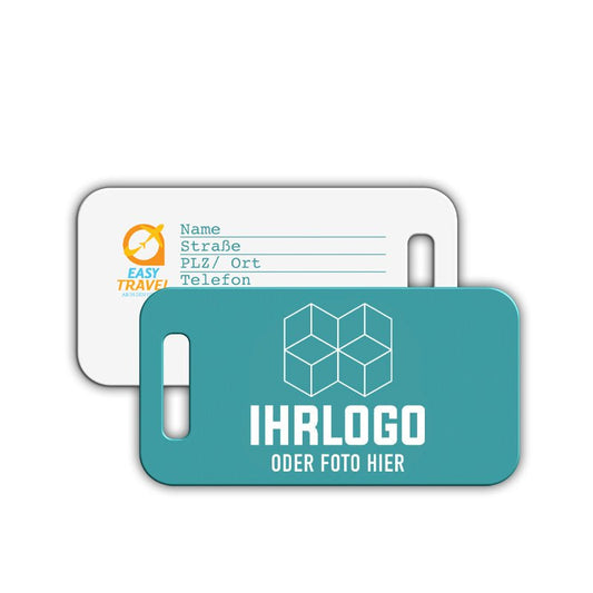 Kofferanhänger klein 44 x 88 mm - Drucksaal