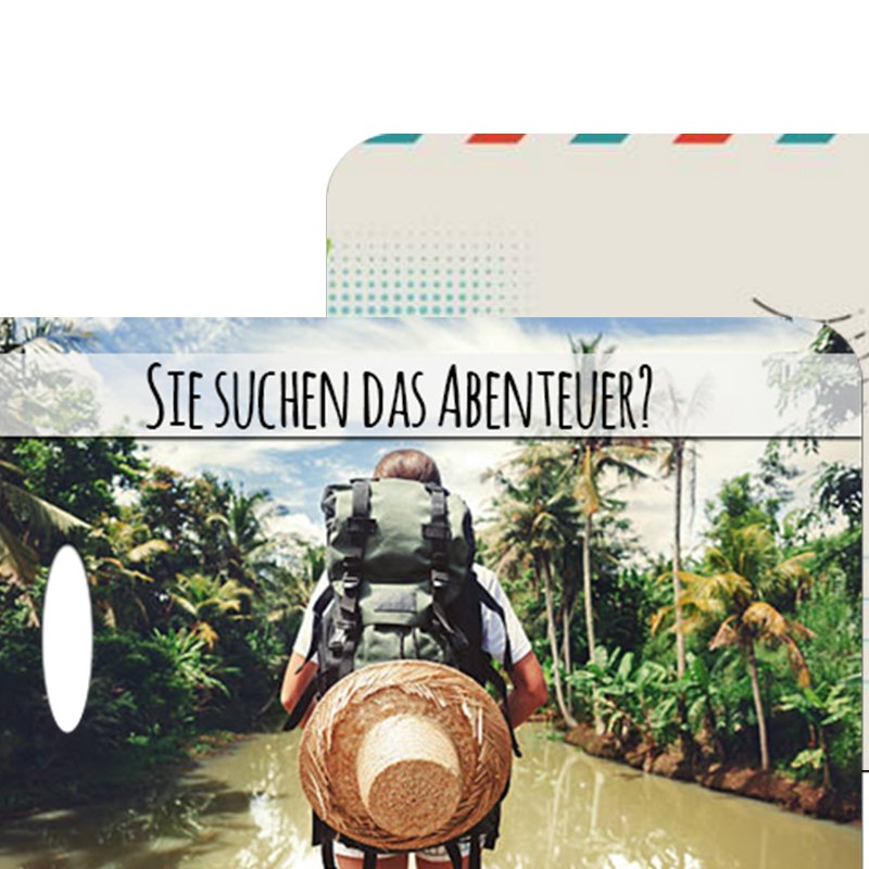 Kofferanhänger mittel 70 x 100 mm - Drucksaal