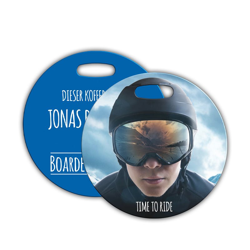 Kofferanhänger rund ø 10 cm - Drucksaal