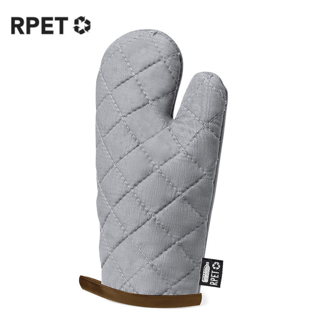 Küchenhandschuh/ Grillhandschuh in grau aus RPET - Drucksaal