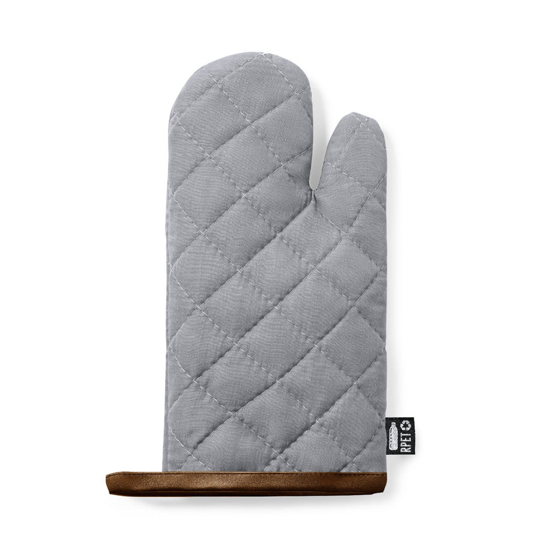 Küchenhandschuh/ Grillhandschuh in grau aus RPET - Drucksaal