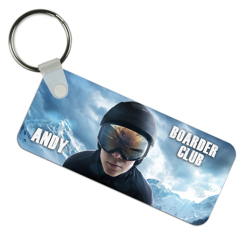 Kunststoff Schlüsselanhänger 32 x 75 mm - Drucksaal