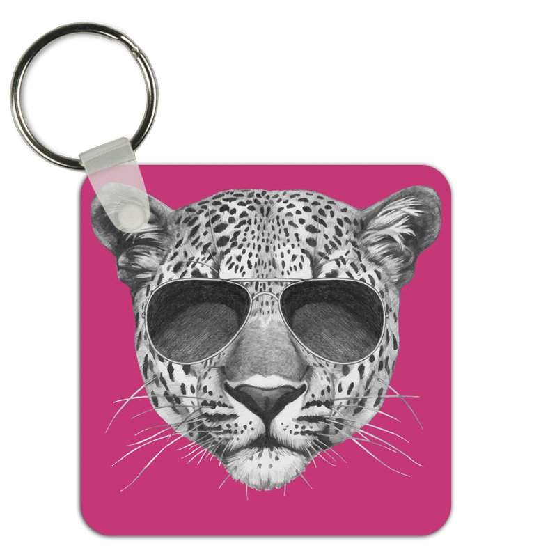 Kunststoff Schlüsselanhänger 57x57 mm - Drucksaal