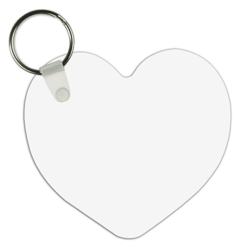 Kunststoff Schlüsselanhänger Herz ø 60 mm - Drucksaal