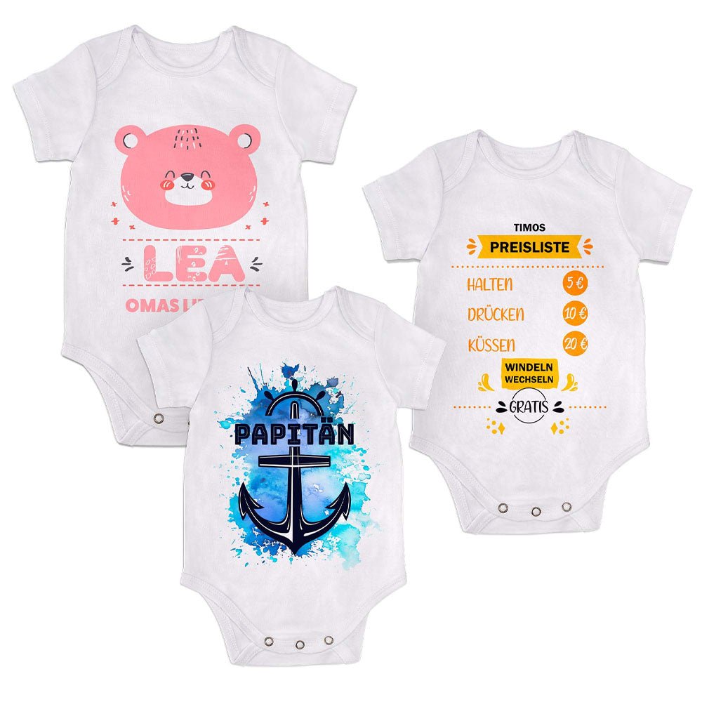 Kurzarm - Body für Babys - Drucksaal