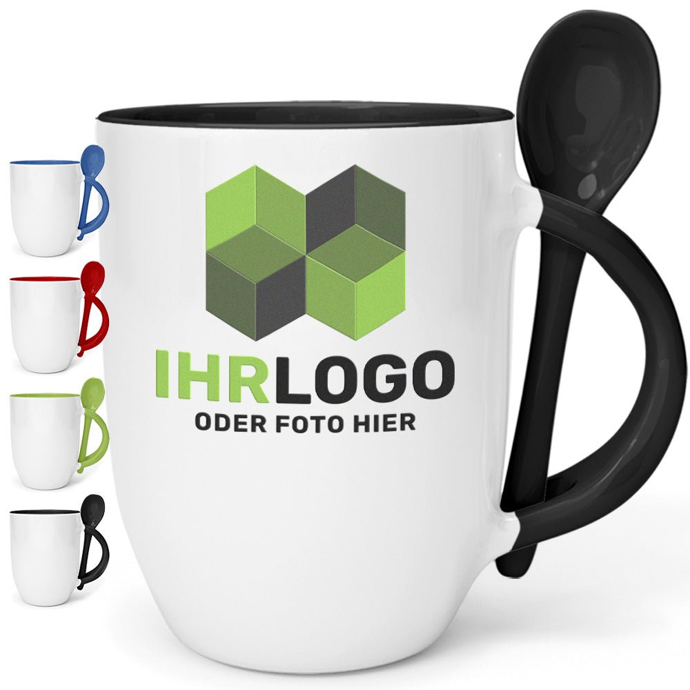 Löffelbecher aus Keramik in verschiedenen Farben - Drucksaal