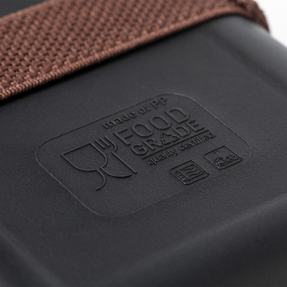 Lunchbox, Brotdose mit Bambusdeckel - Drucksaal